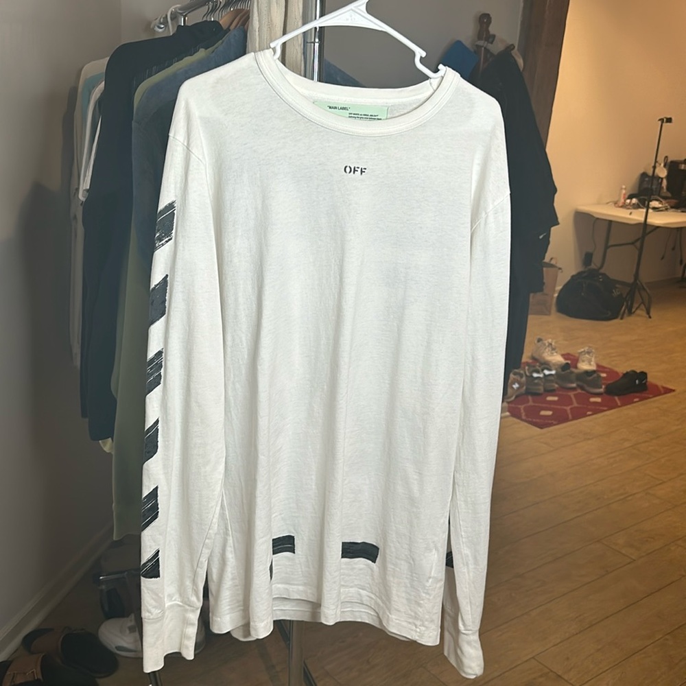 Off white 2013 super rare long sleeve t-shirt size L